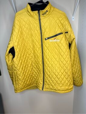 Men's Obermeyer Yellow Quilted Ski Jacket